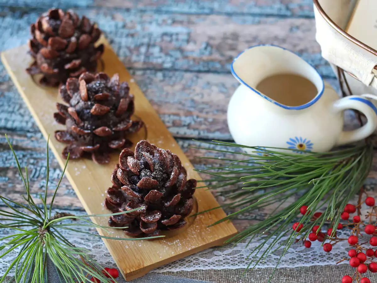 Svoj brownie spremenite v čokoladni storž! - fotografija 2