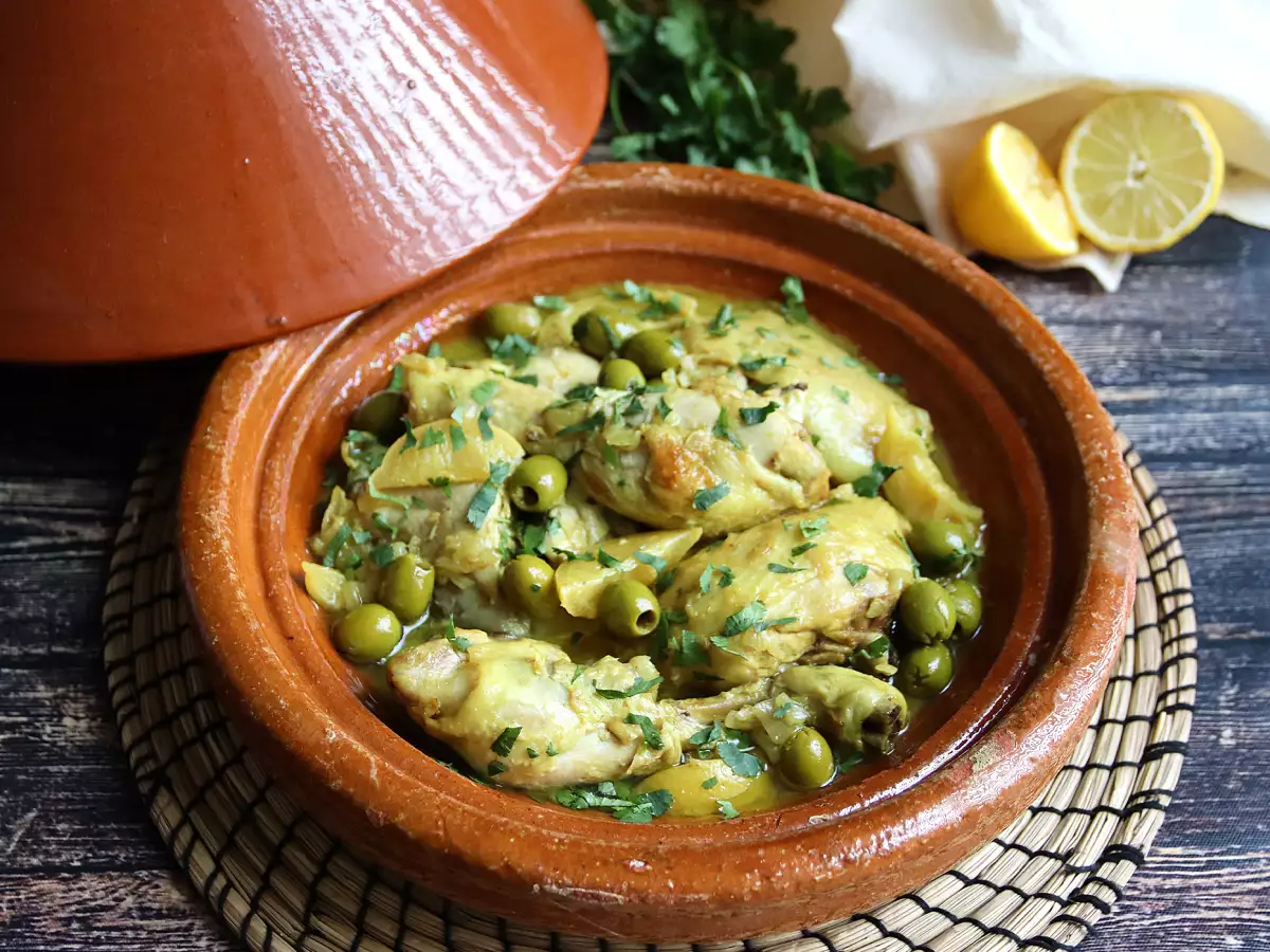 Tagine s piščancem, limono in olivami (zelo enostavna priprava!) - fotografija 4
