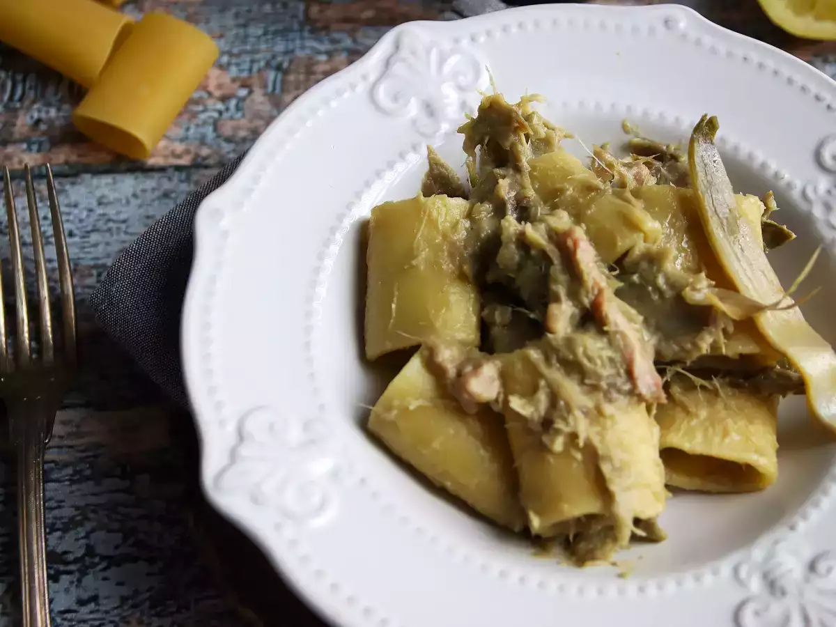 Testenine z artičokami in panceto – okusna in preprosta glavna jed - fotografija 2