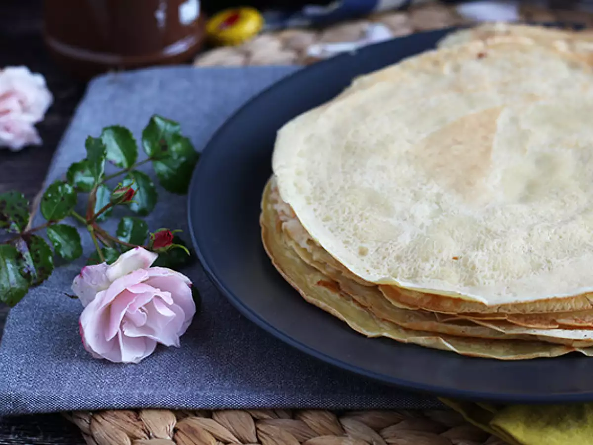 Testo za palačinke s svetlim pivom - fotografija 2