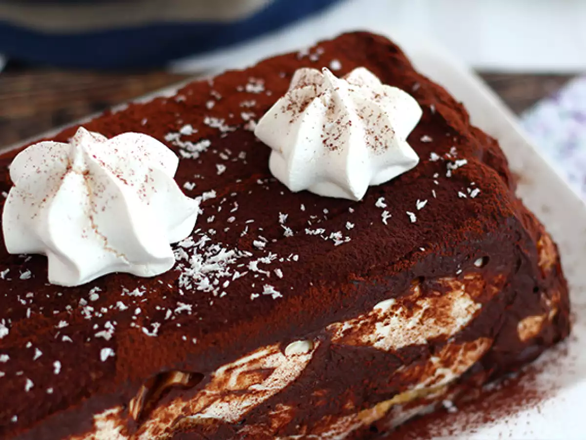 Tiramisu rolada (korak za korakom) - fotografija 2