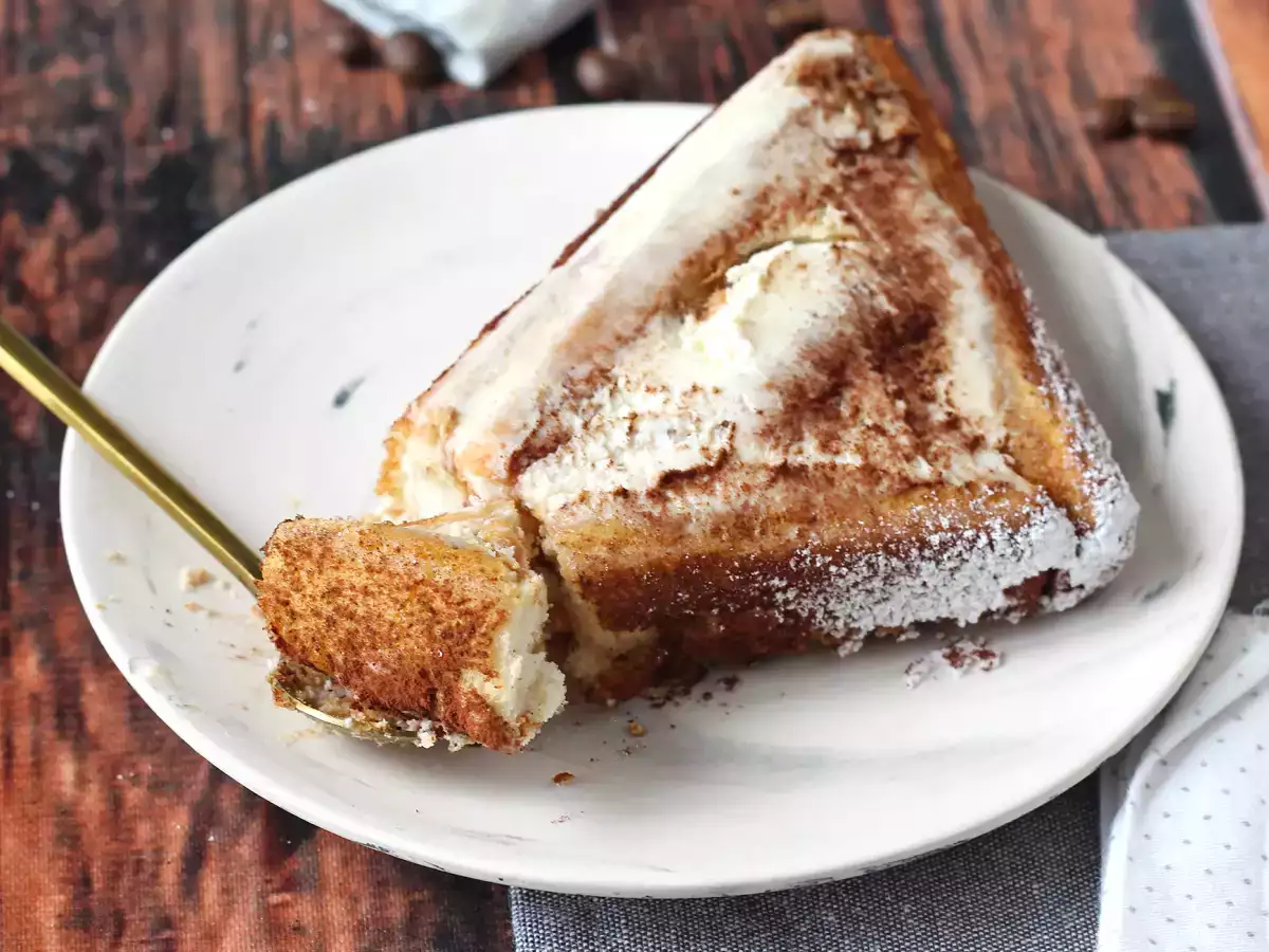 Tiramisu v obliki polena brez kalupa za ljubitelje kave - fotografija 6