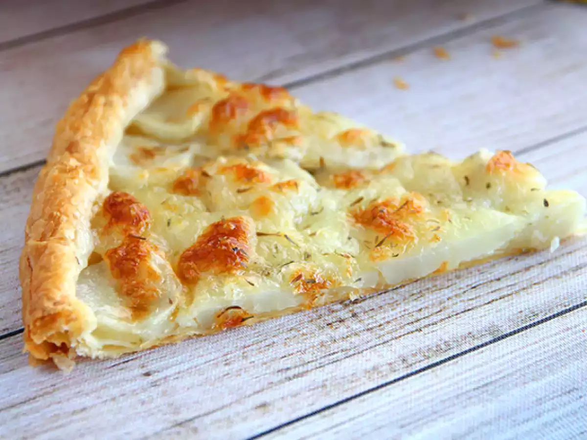 Torta iz listnatega testa z jeruzalemskimi artičokami - fotografija 4