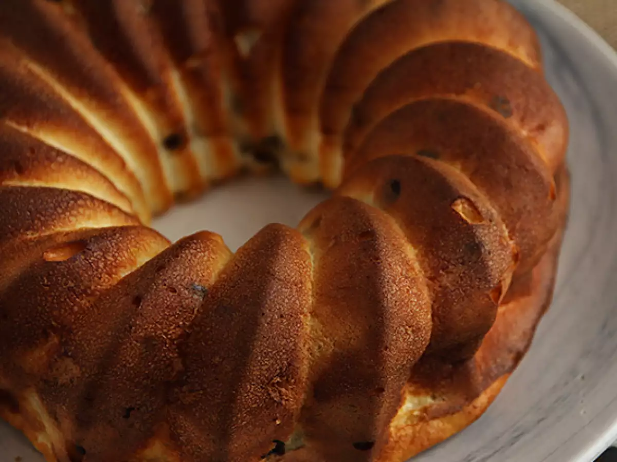 Torta s skyrjem in čokoladnimi koščki: zdrava rešitev za sladico! - fotografija 4