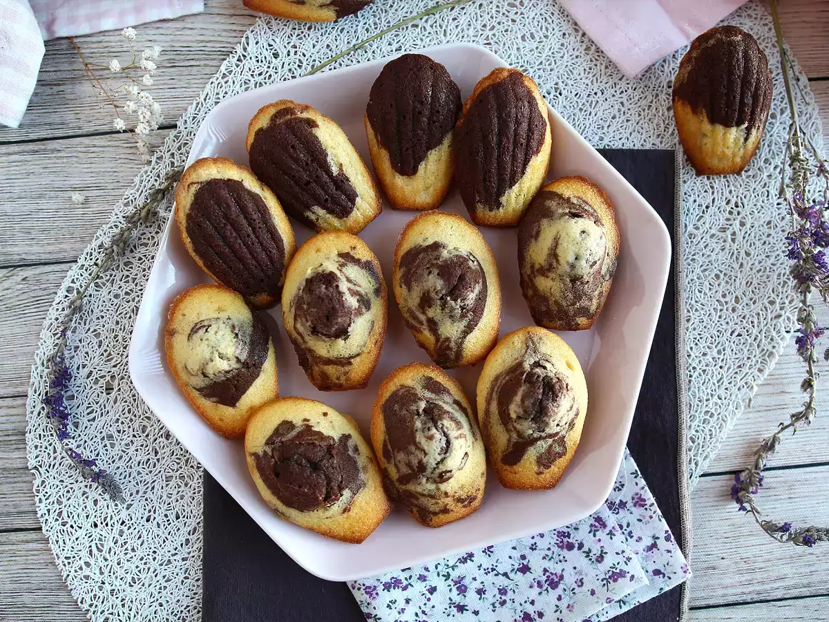 Treba je poskusiti marmorirane Madeleines! - fotografija 3