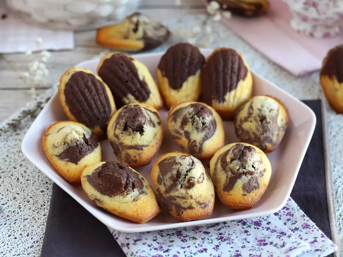 Treba je poskusiti marmorirane Madeleines! - fotografija 5