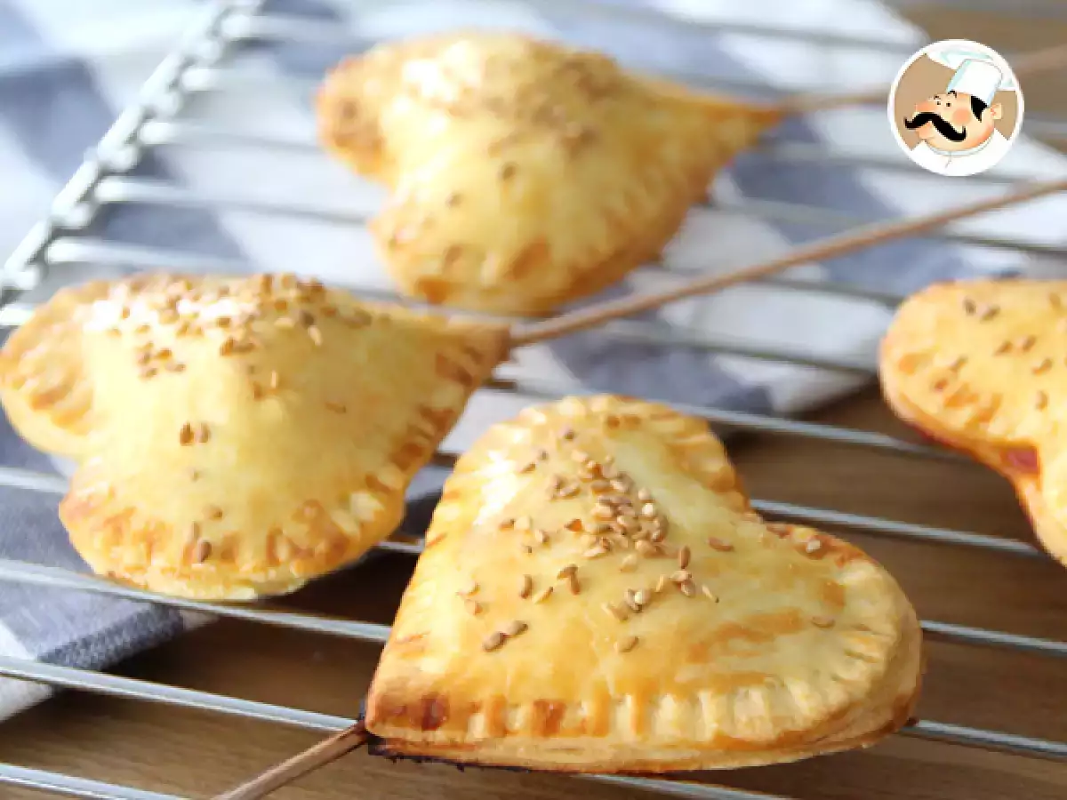 Valentinovi srčki iz krhkega testa na palčki (Pie Pops) - fotografija 2
