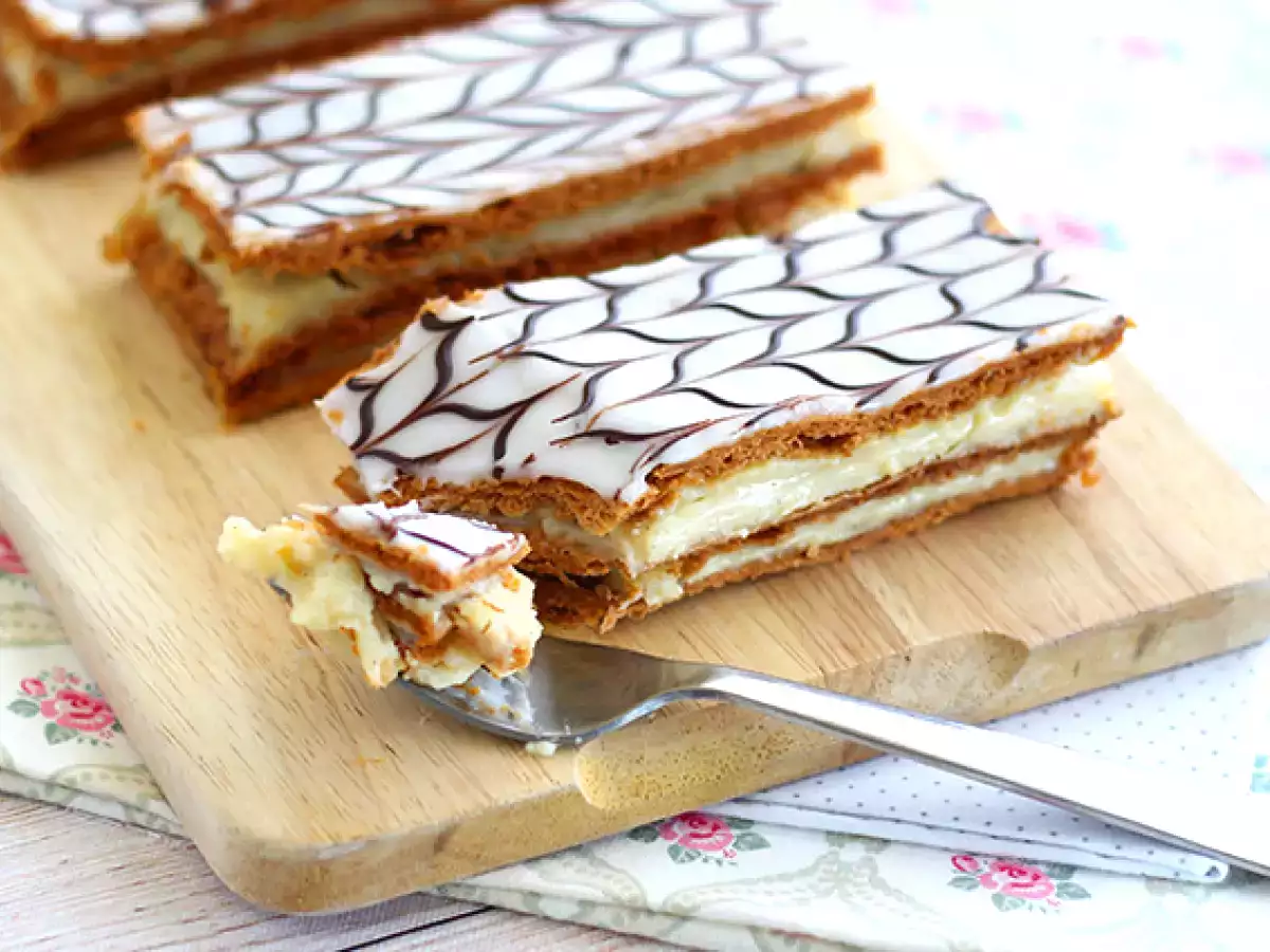 Vanilija mille feuille - fotografija 4
