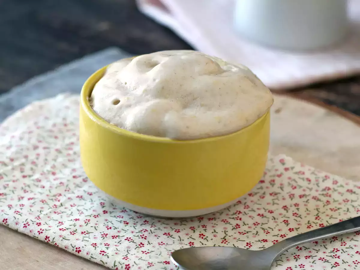 Vanilijev sirotkin sladoled z visoko vsebnostjo beljakovin, hitro in s tremi sestavinami! - fotografija 2