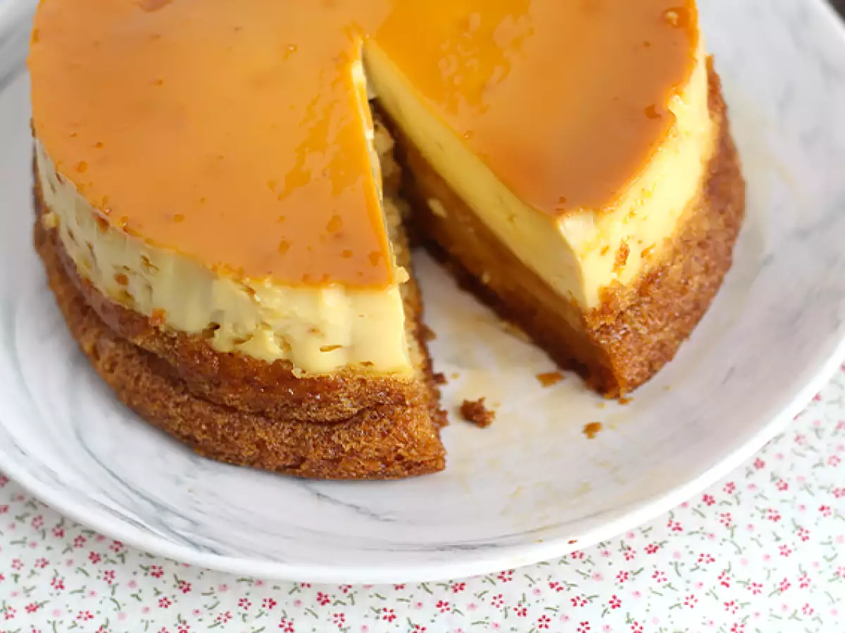 Vanilijeva flan torta - fotografija 2