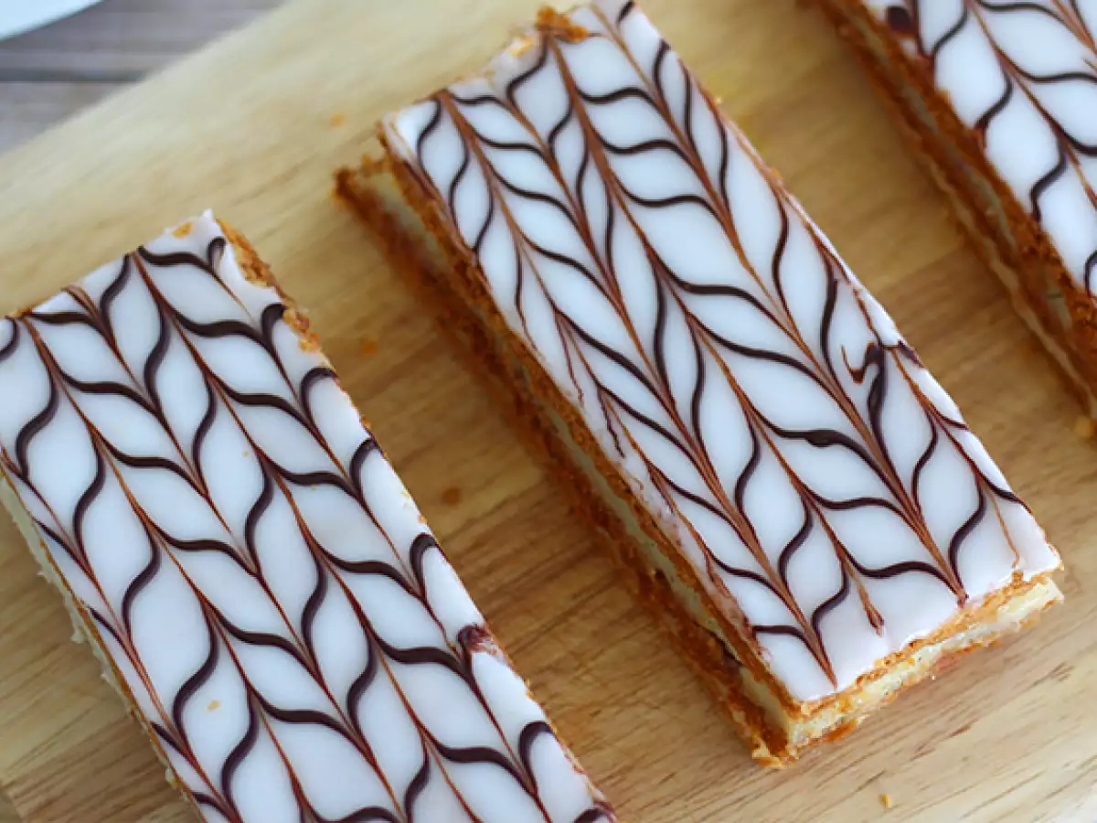 Vanilijeva mille-feuille rezina - fotografija 3