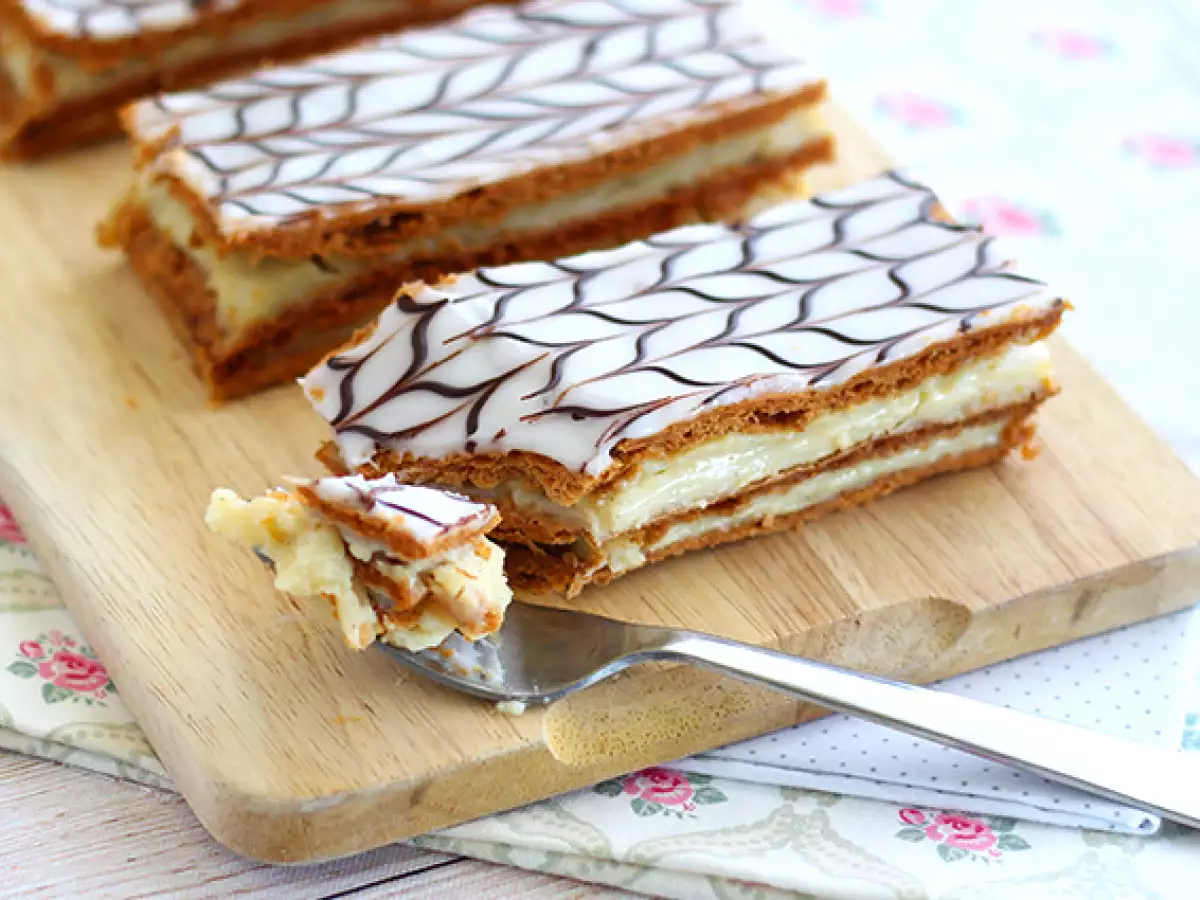 Vanilijeva mille-feuille rezina - fotografija 4