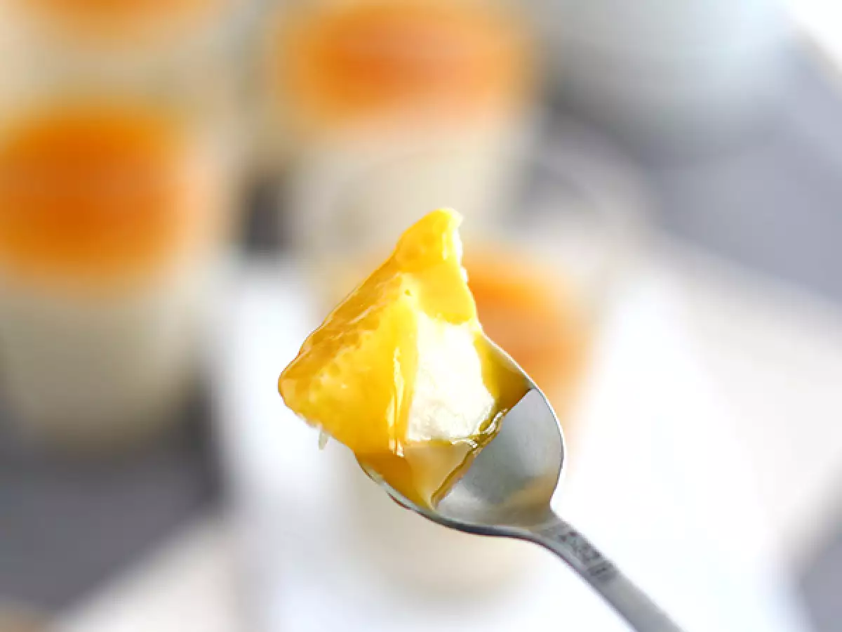 Veganska kokosova panna cotta - fotografija 3