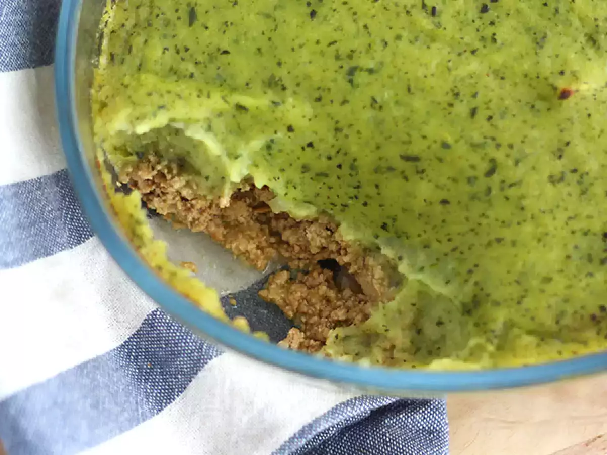 Veganska pastirska pita z bučkami in tofujem - fotografija 2