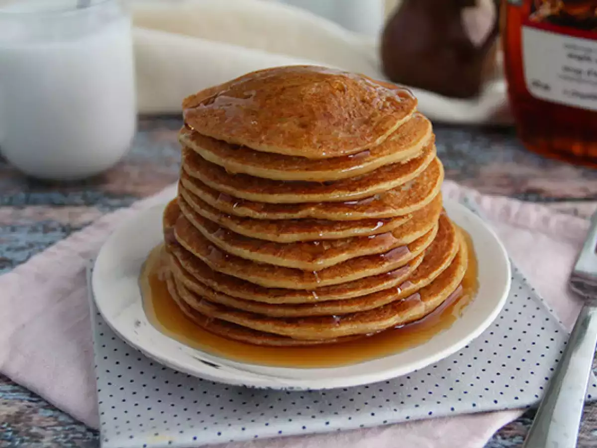 Veganske brezglutenske ameriške palačinke - fotografija 3