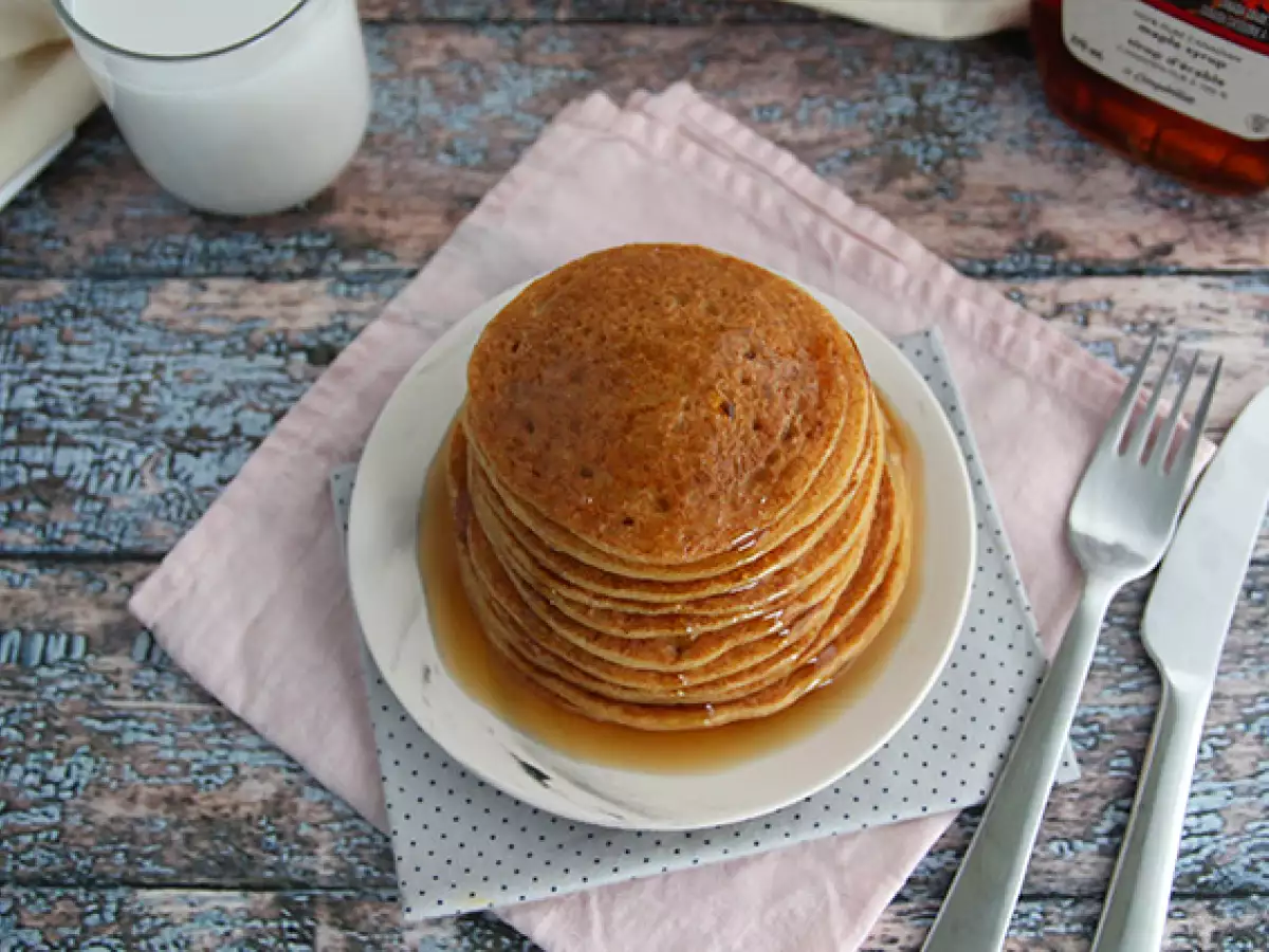 Veganske brezglutenske ameriške palačinke - fotografija 4