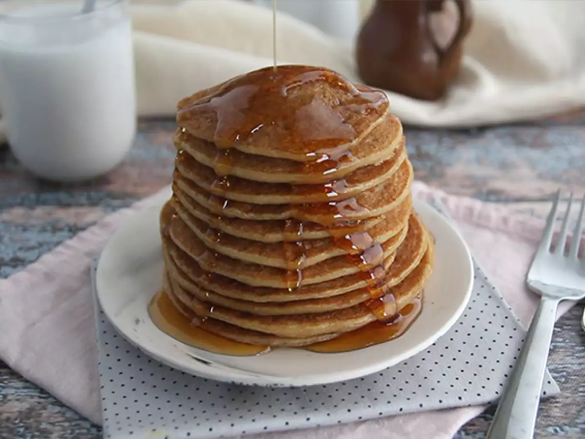 Veganske brezglutenske ameriške palačinke - fotografija 5