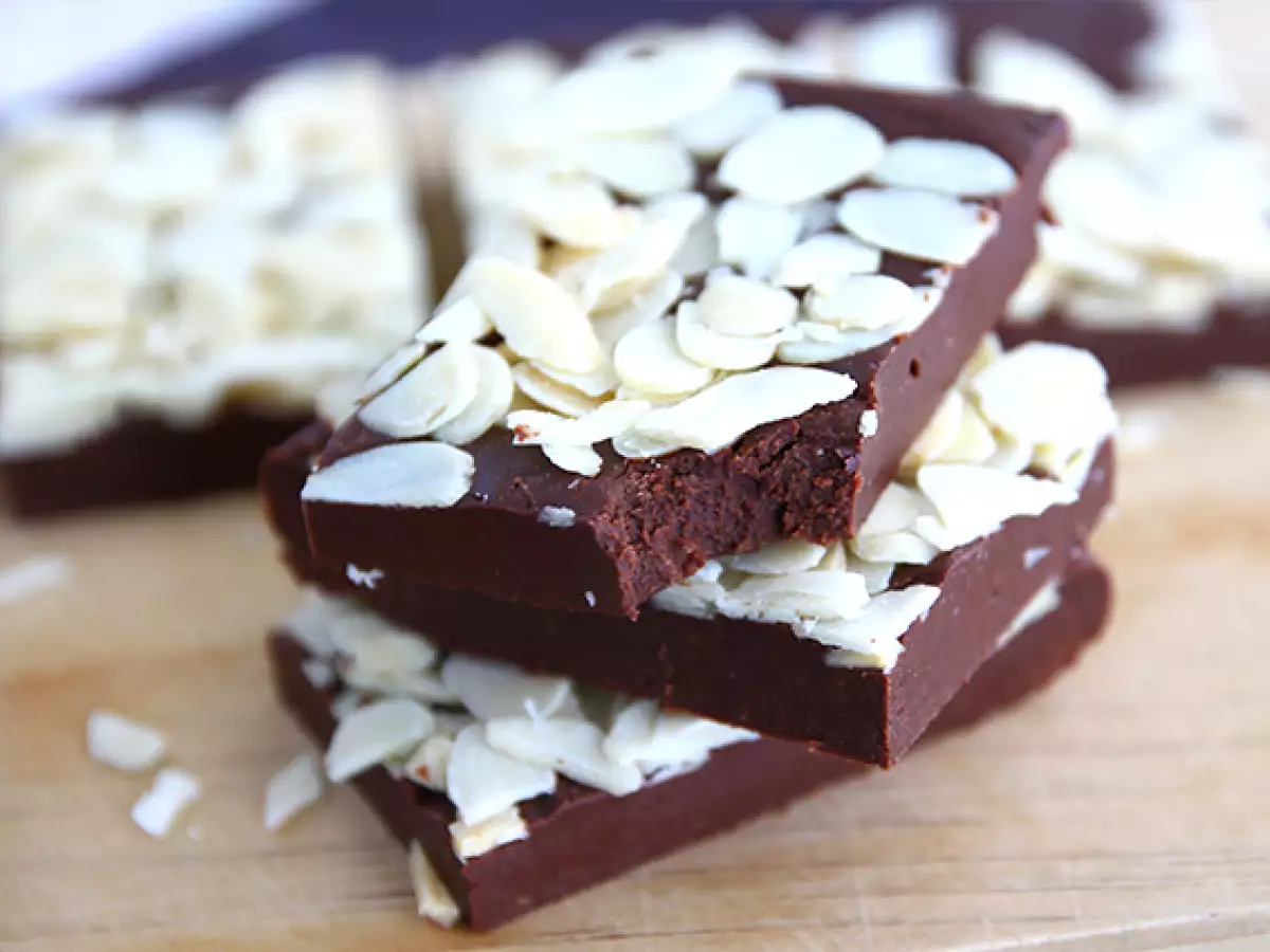 Veganski arašidni fudge - fotografija 2