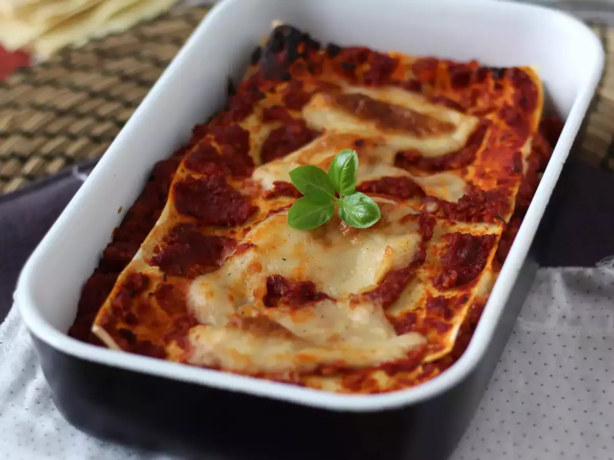 Vegetarijanska lazanja (sploh ne boste opazili razlike!) - fotografija 4