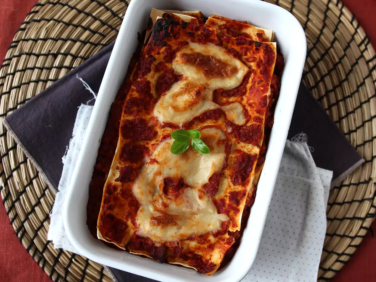 Vegetarijanska lazanja (sploh ne boste opazili razlike!) - fotografija 5