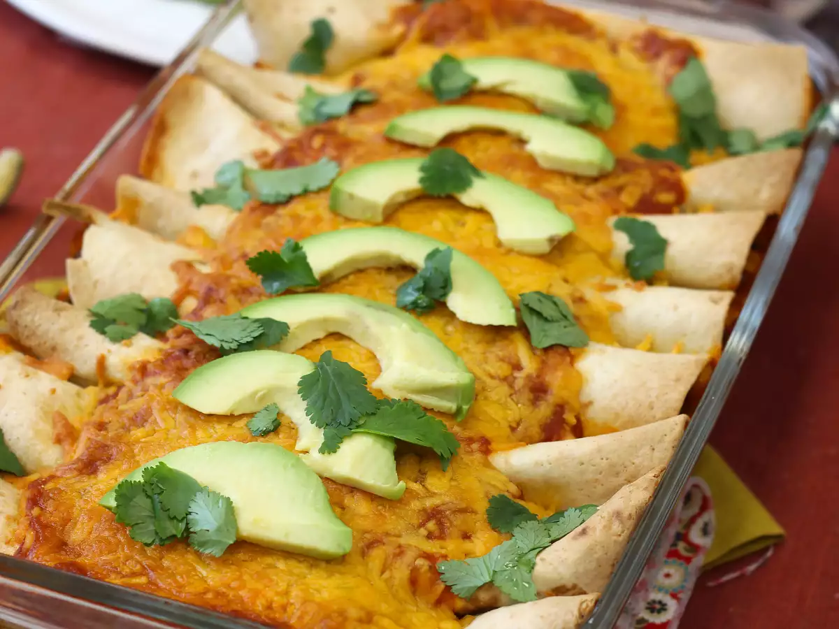 Vegetarijanske enchiladas - fotografija 3