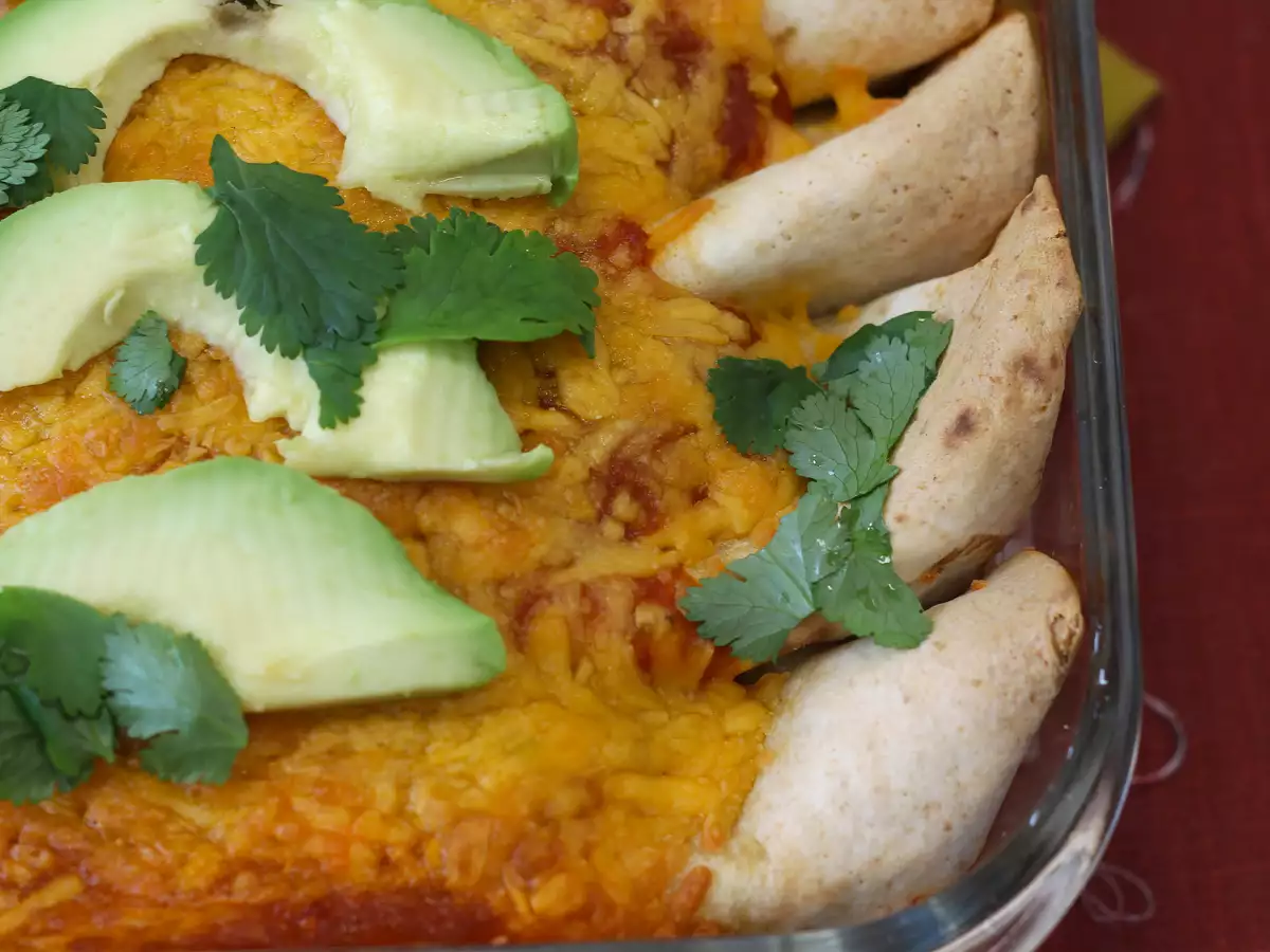 Vegetarijanske enchiladas - fotografija 5