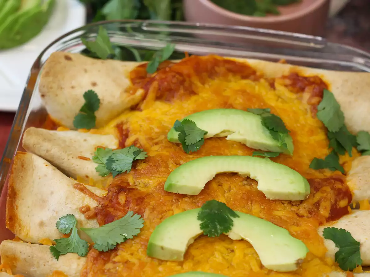 Vegetarijanske enchilade - fotografija 2