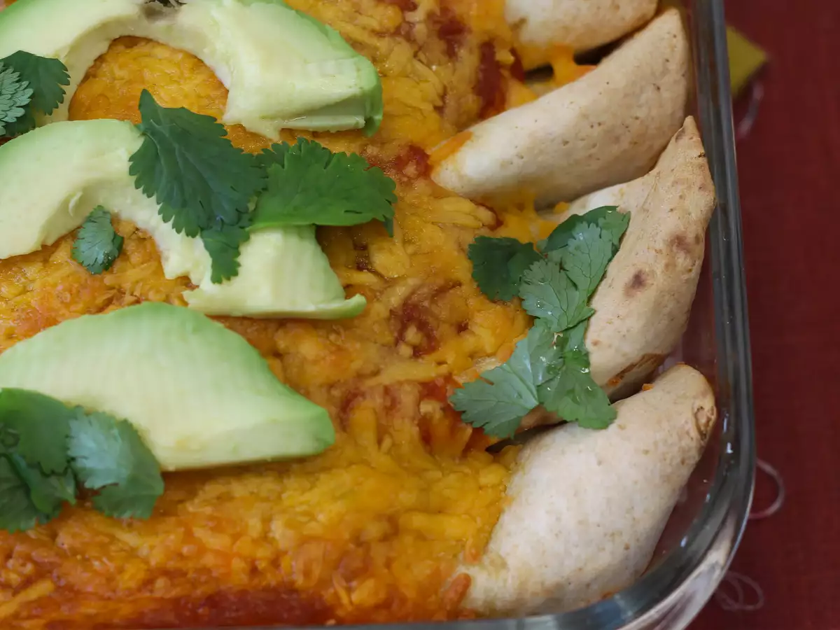 Vegetarijanske enchilade - fotografija 5