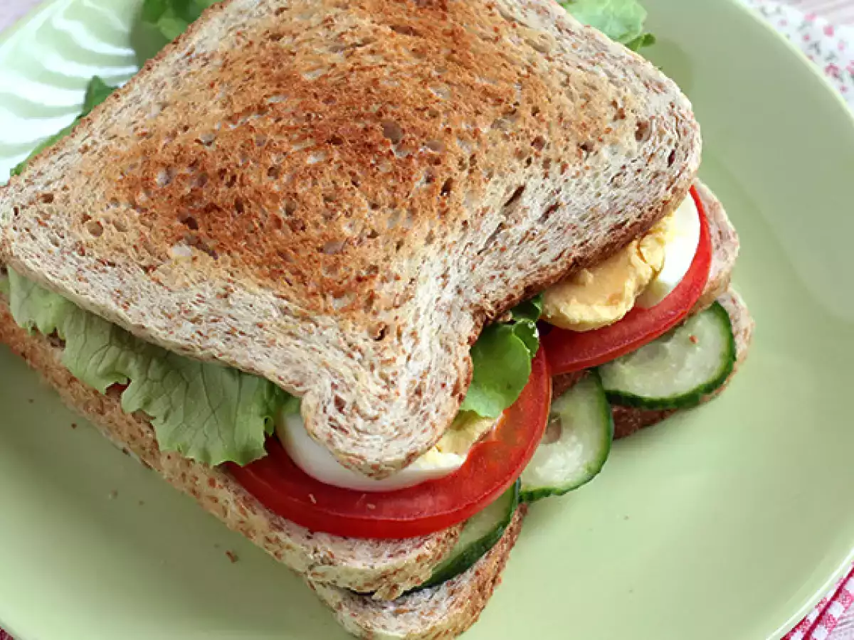 Vegetarijanski klubski sendvič