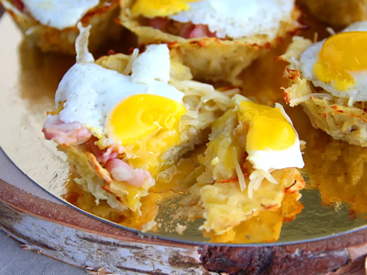 Velikonočna gnezda s krompirjem - fotografija 4