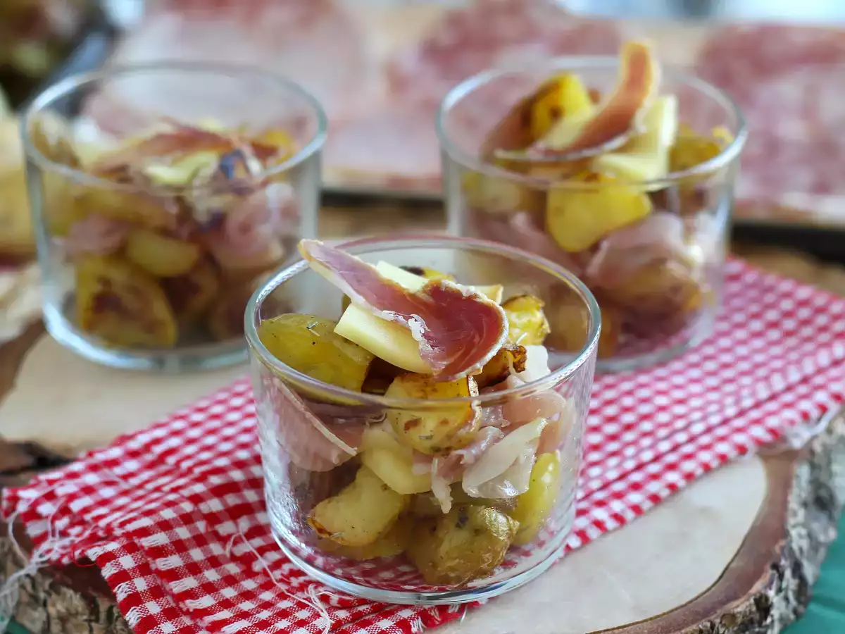 Verrines iz raclette (brez aparata): uživajte tudi kot aperitiv - fotografija 3