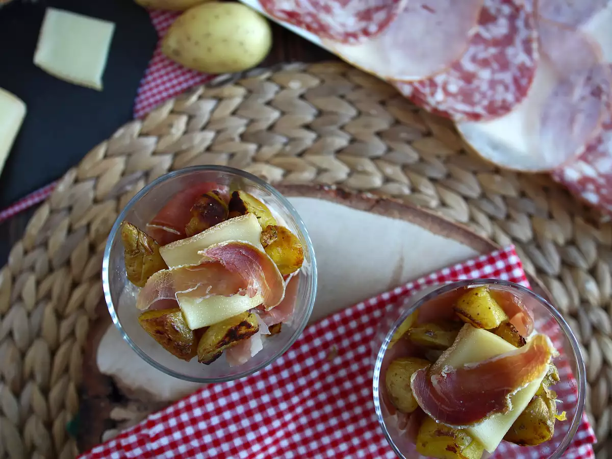 Verrines iz raclette (brez aparata): uživajte tudi kot aperitiv - fotografija 4