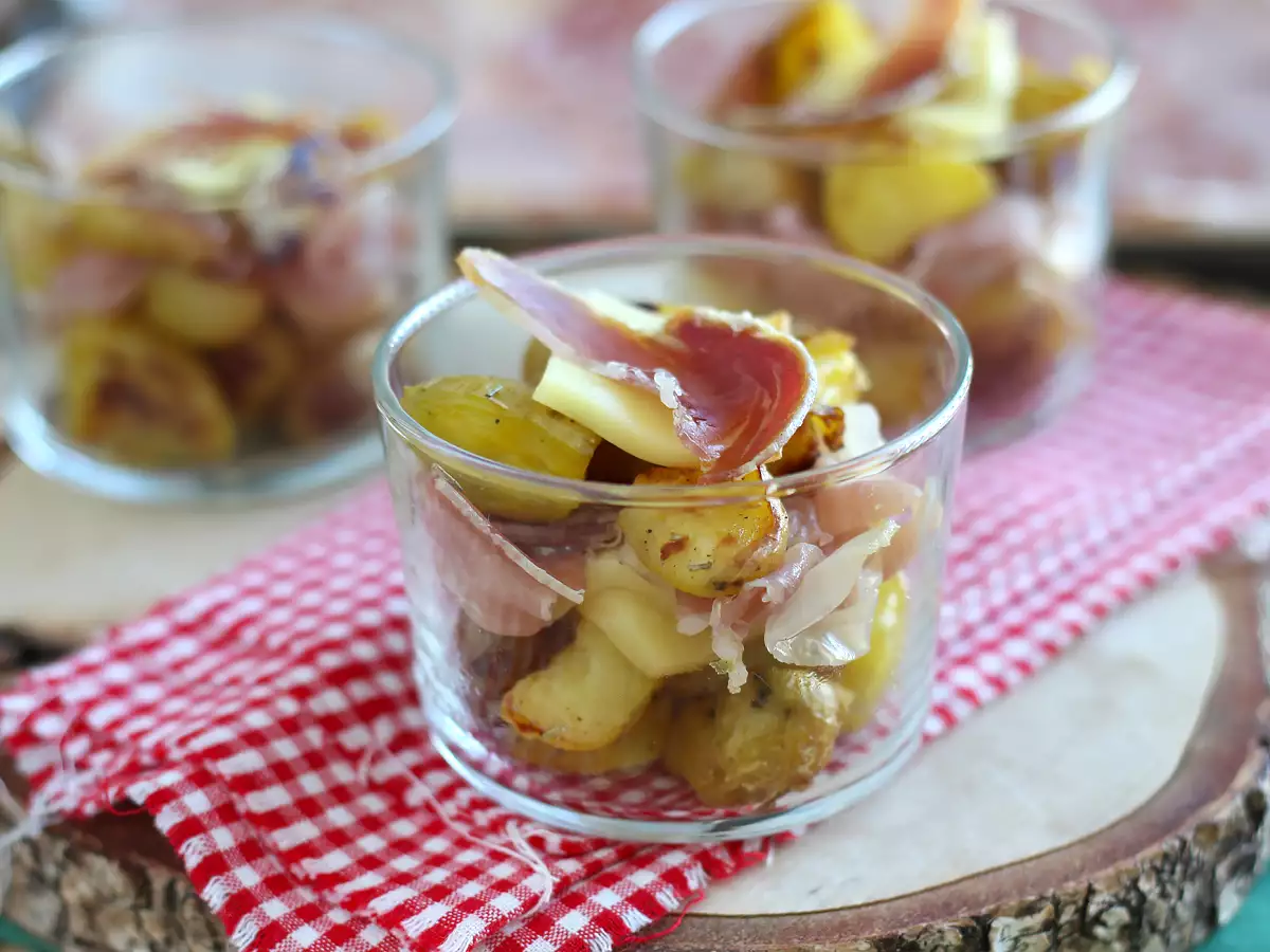 Verrines iz raclette (brez aparata): uživajte tudi kot aperitiv - fotografija 5