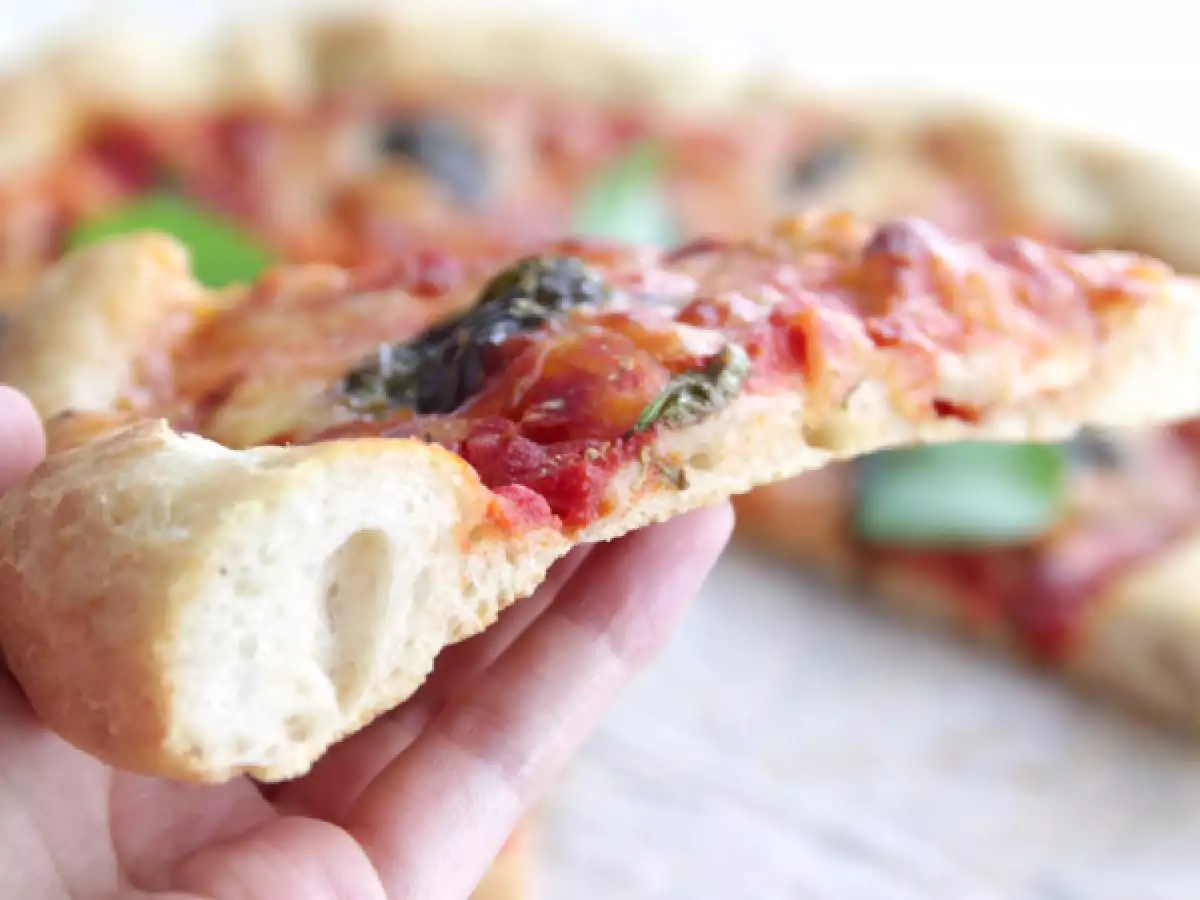 Vlažna pica Margherita - fotografija 4