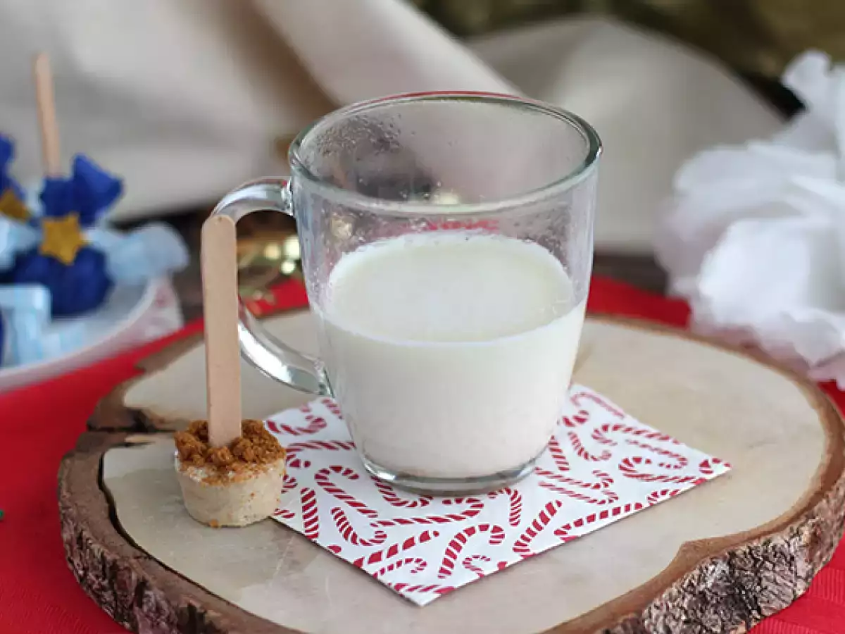 Vroče čokoladne lizike: bela čokolada + speculoos - fotografija 2