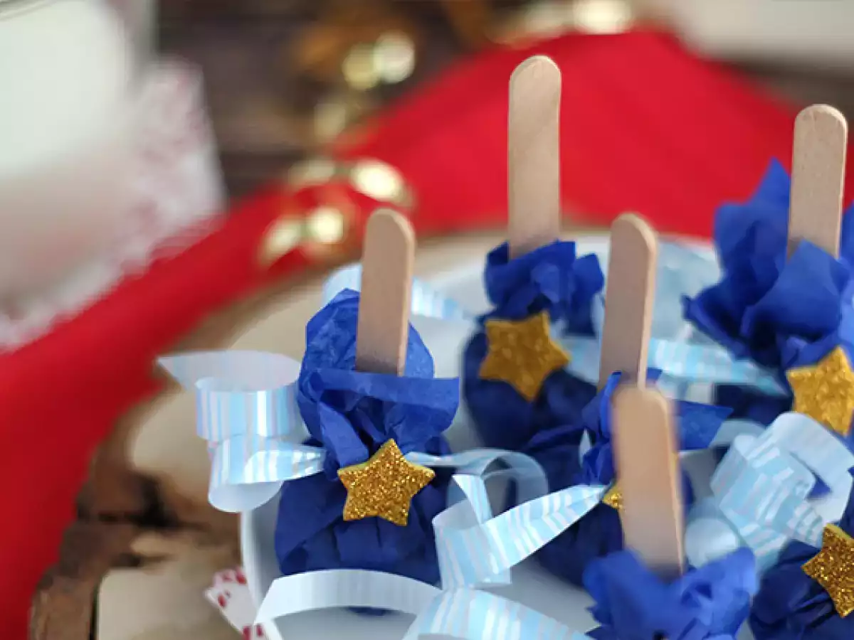 Vroče čokoladne lizike: bela čokolada + speculoos - fotografija 5