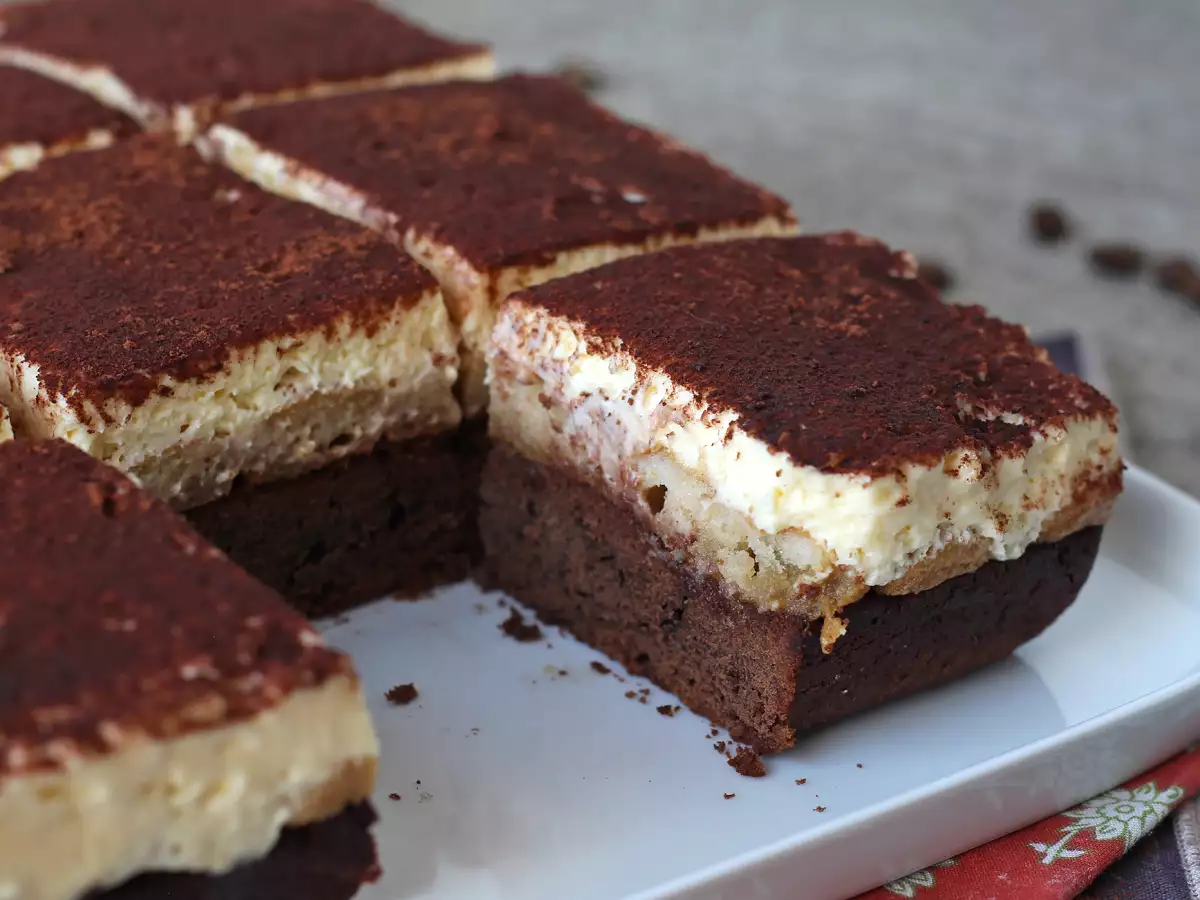 Za ljubitelje brownijev in tiramisuja: popolna torta – browniemisu! - fotografija 2