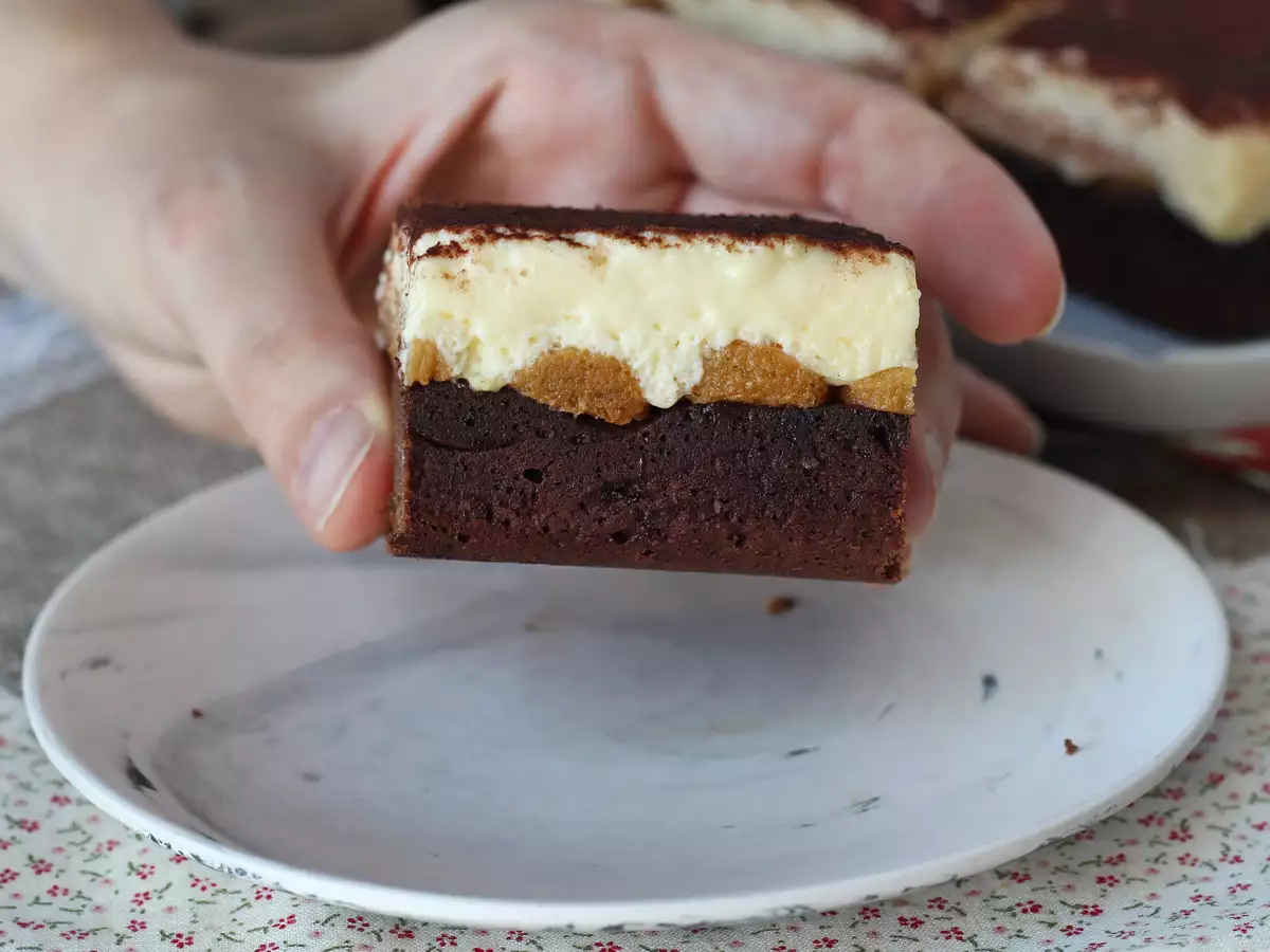 Za ljubitelje brownijev in tiramisuja: popolna torta – browniemisu! - fotografija 5
