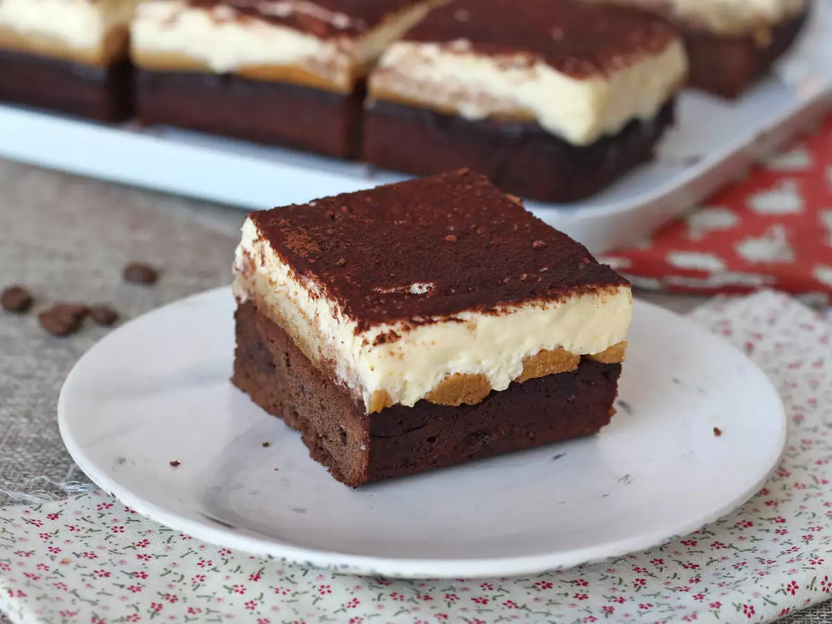 Za ljubitelje brownijev in tiramisuja: popolna torta – browniemisu! - fotografija 7