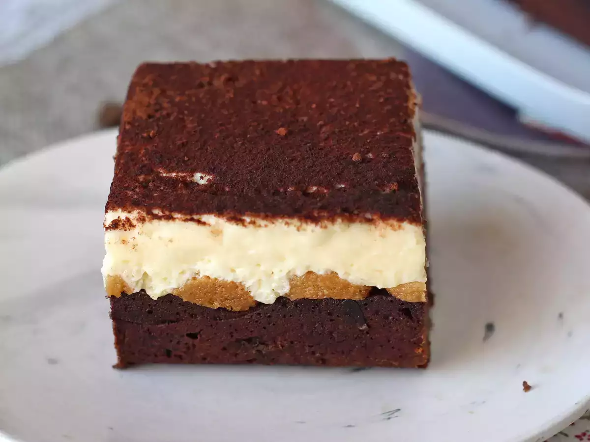 Za ljubitelje brownijev in tiramisuja: popolna torta – browniemisu! - fotografija 9