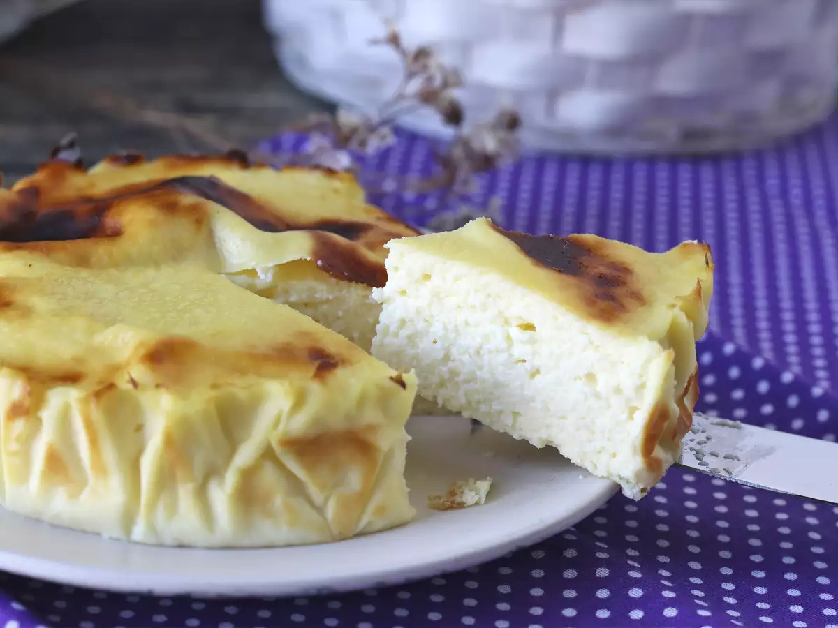 Zdrav cheesecake v cvrtniku na vroč zrak - fotografija 2