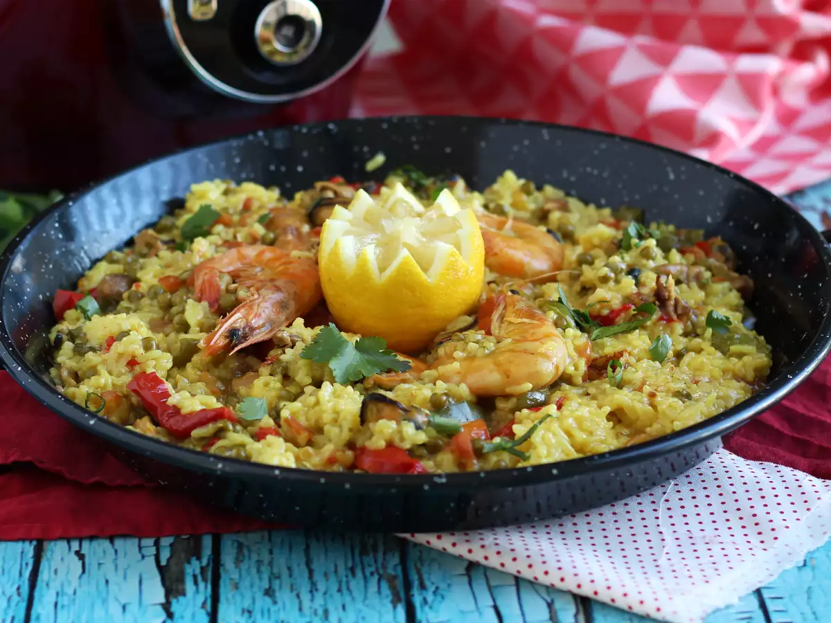 Zelo hitra paella v kuhalniku Cookeo - fotografija 4
