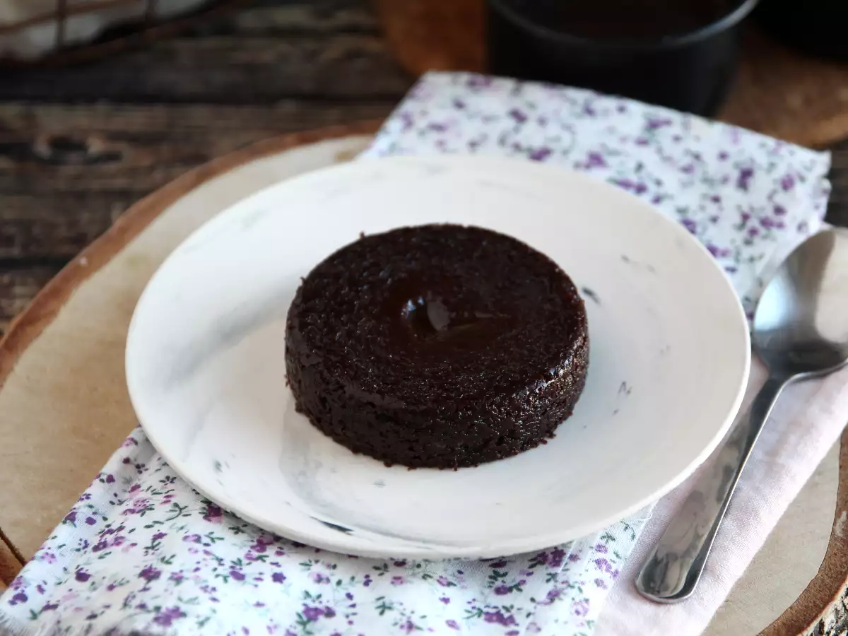 Zelo razkošen čokoladni fondant brez dodanega sladkorja! - fotografija 4
