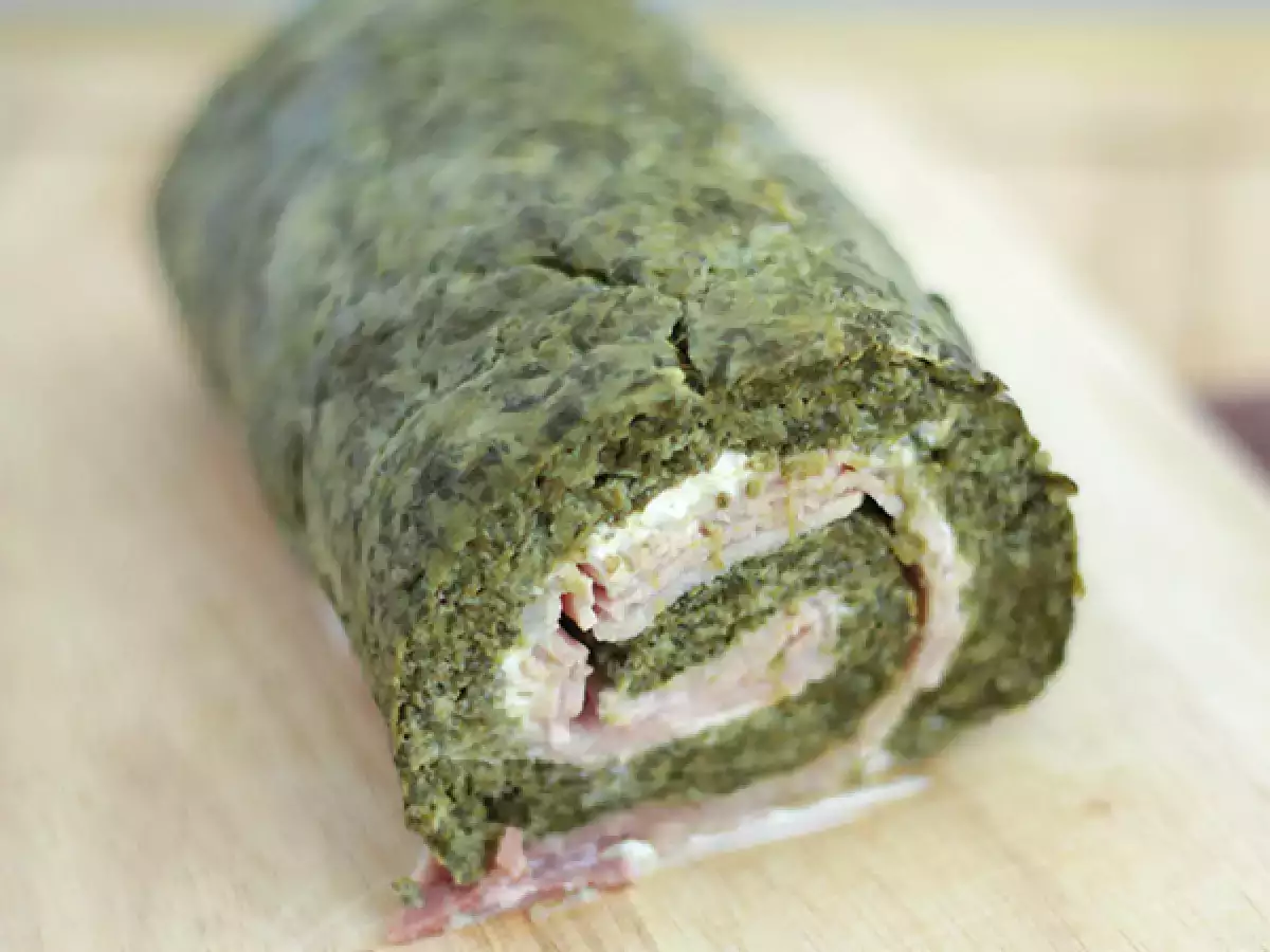 Zvitki s špinačo, šunko in francosko klobaso - fotografija 3